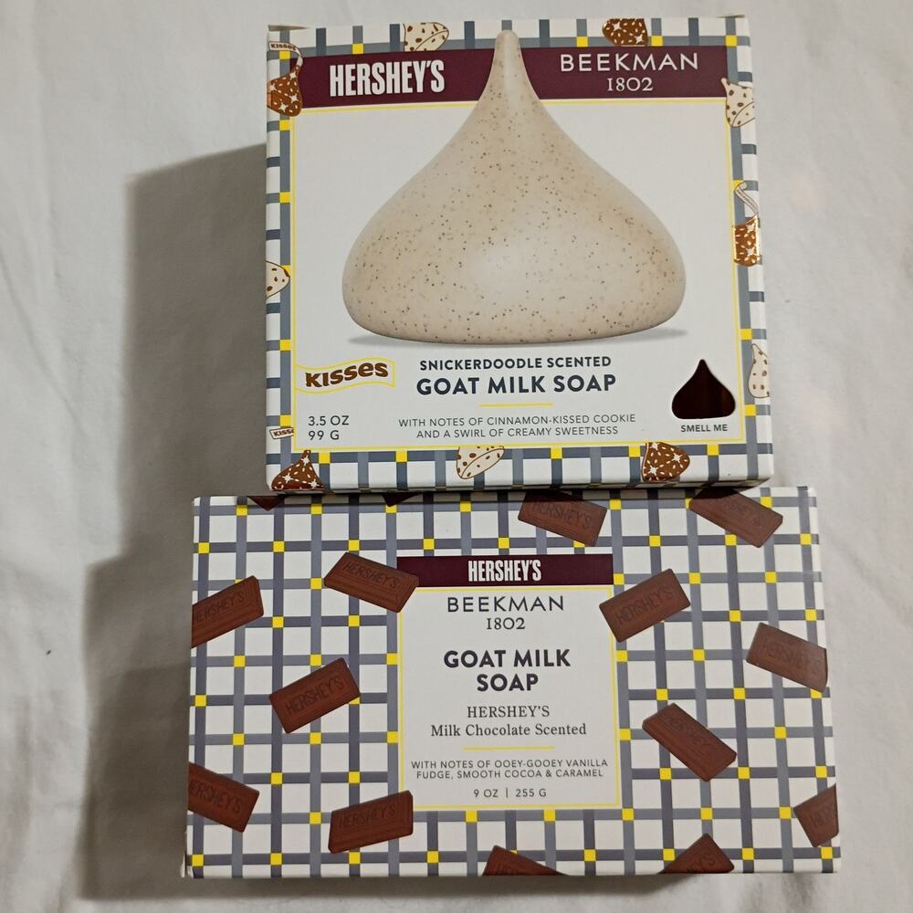 Beekman 1802 Snickerdoodle Scented Soap & Hershey's Milk Chocolate Scented Soap